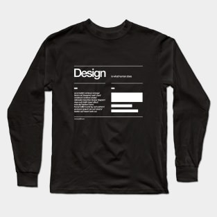 Design Long Sleeve T-Shirt